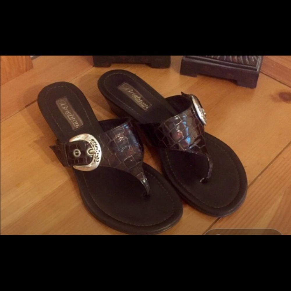 Brighton Brown sandal w/ Classic Brighton Buckle